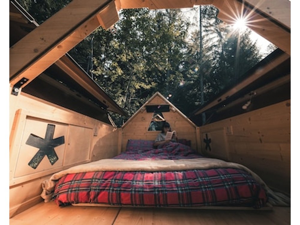 StarsBOX in the Trentino forest