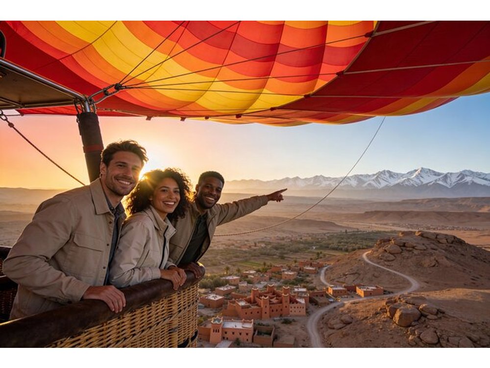 Marrakech Sunrise Hot Air Balloon Ride: Atlas & Berber Breakfast