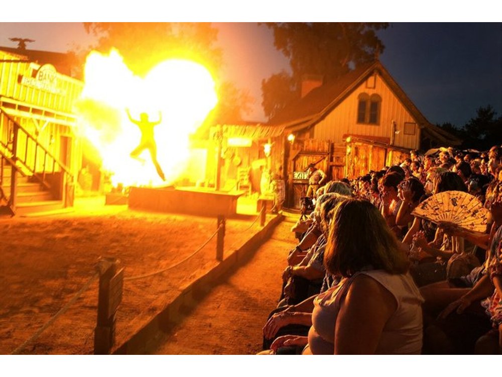 Pistoleros Wild West Show Ticket, Tucson, Arizona