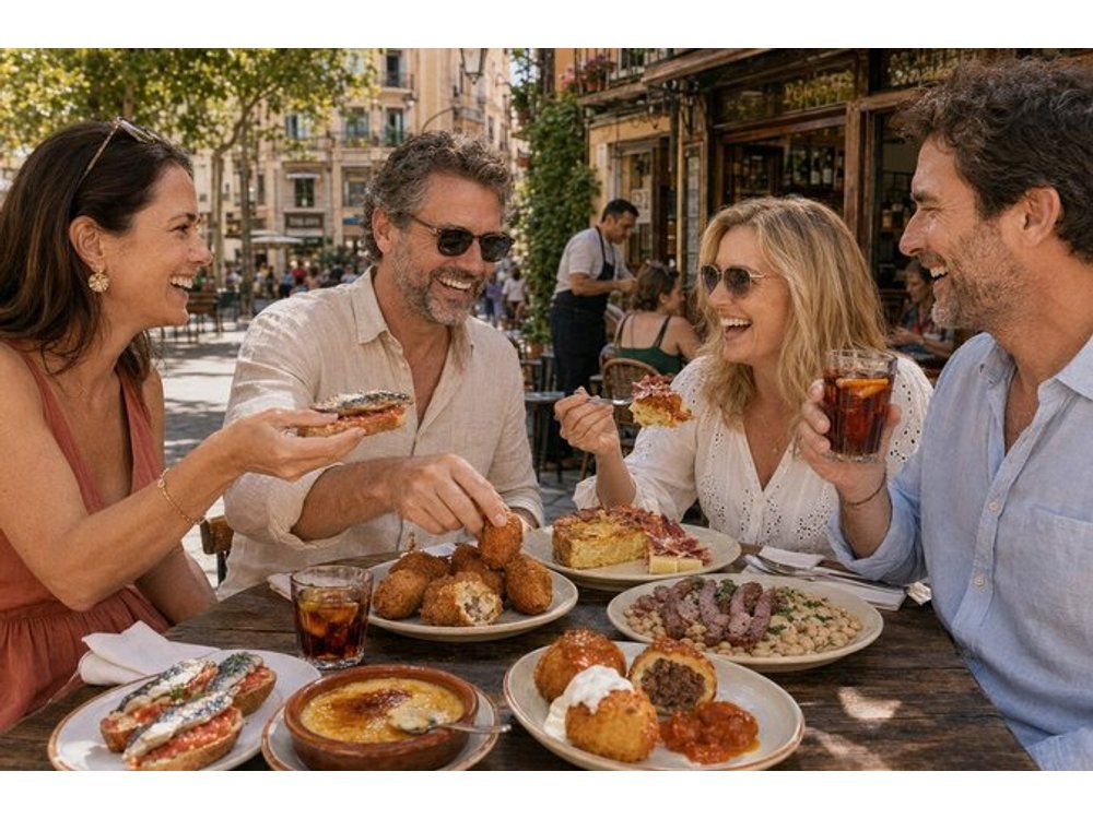 Gràcia Barcelona Tapas and Wine Tour Full Meal
