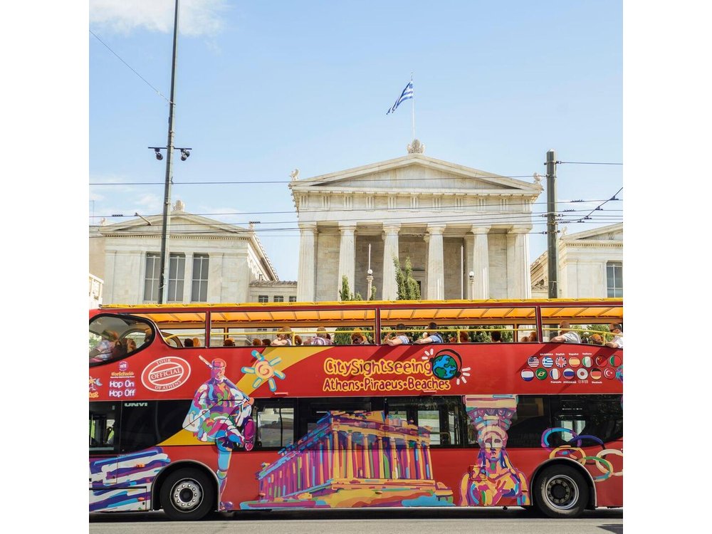 City Sightseeing Athens, Piraeus & Beach Riviera Hop-On Hop-Off Bus Tours