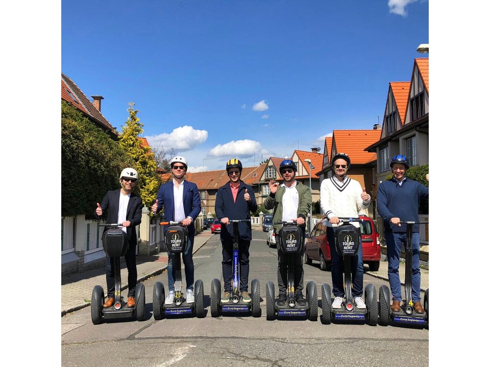 Live guided Castle and Monastery Segway Tour of Prague