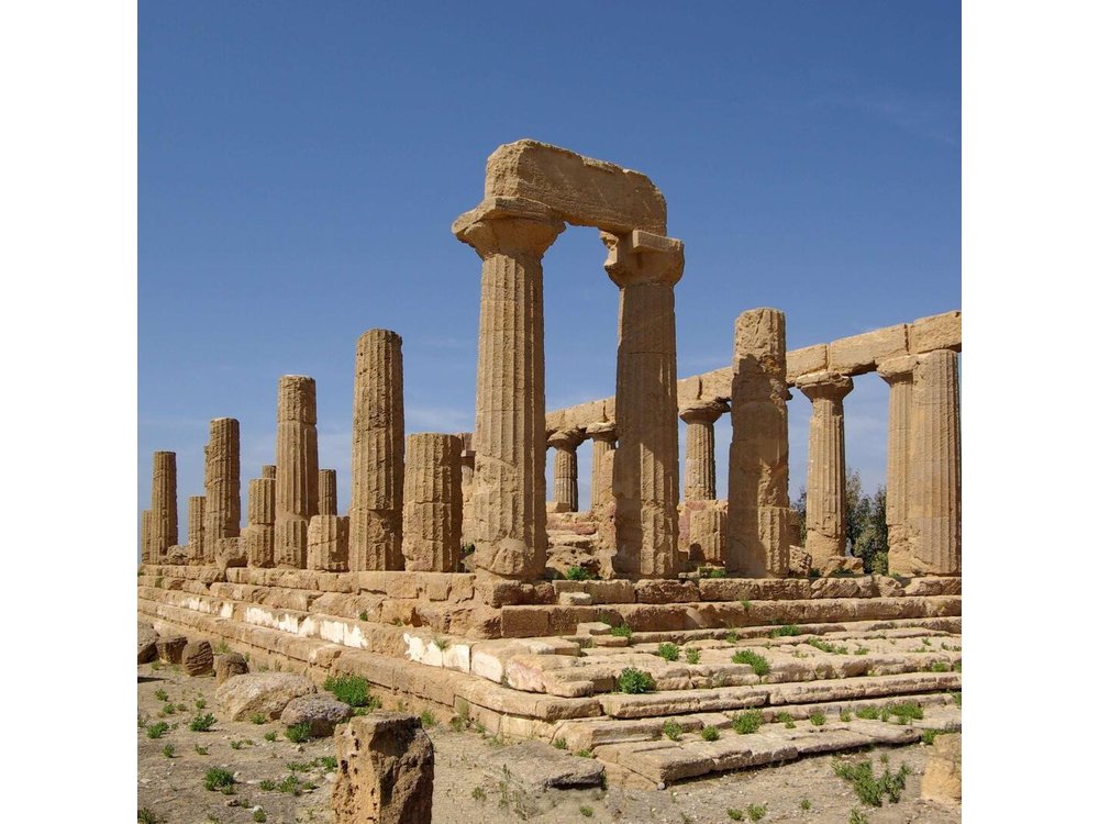 Villa Romana Del Casale in Piazza Armerina and Valley Of Temples in Agrigento