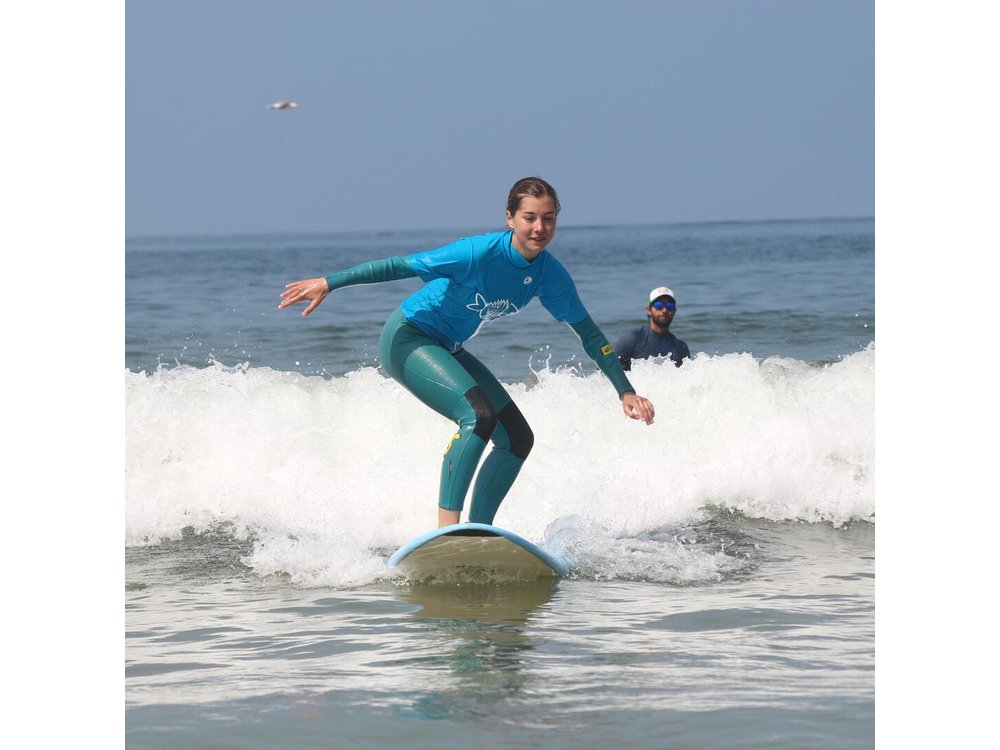 Private surf class in Porto