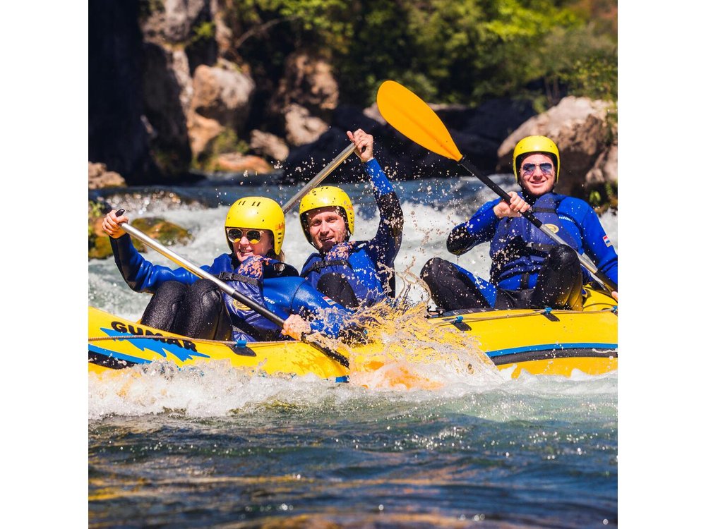 Rafting in upper part of Cetina river from Split or Blato n/C