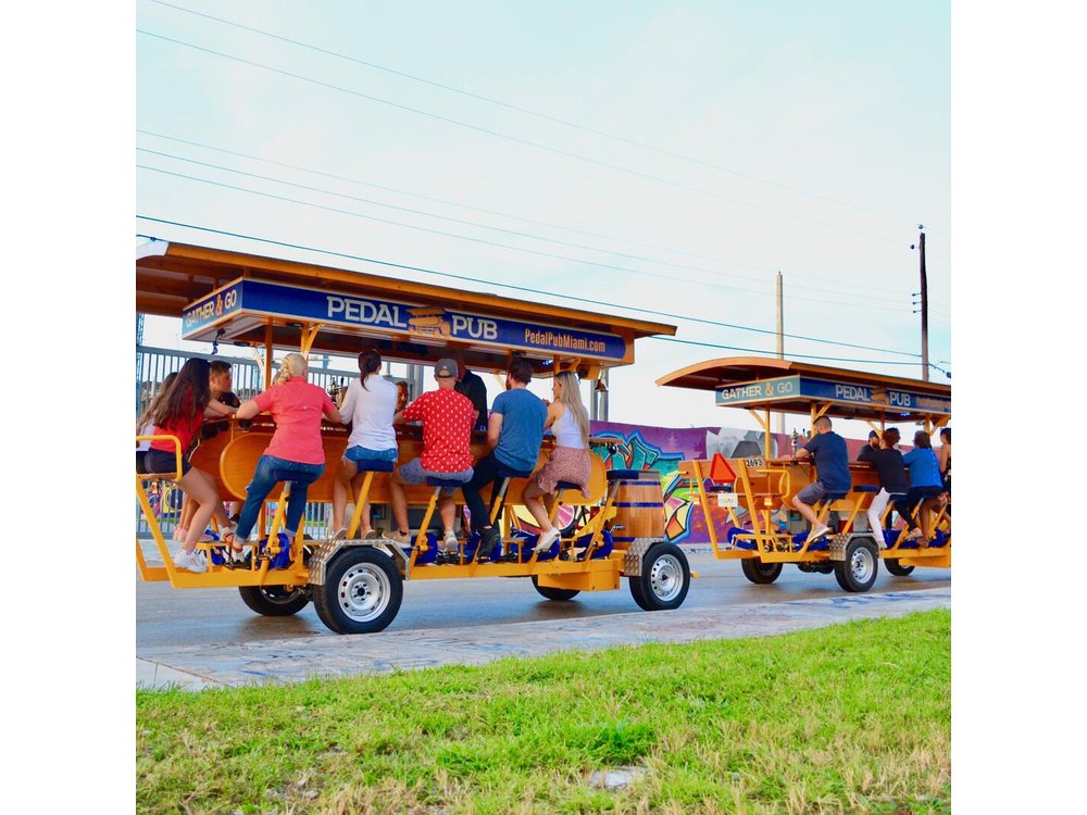 Miami Pedal Pub: Wynwood Arts District Party Bike Pub Crawl