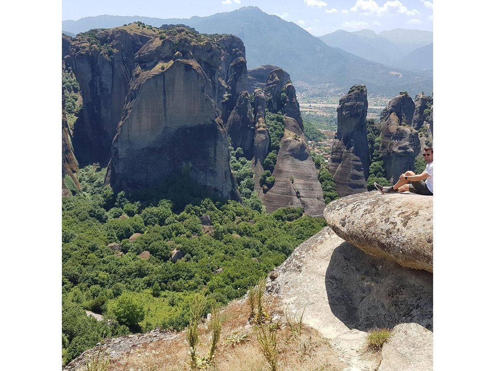 From Athens:Meteora Caves & Monasteries History Day Trip by Train