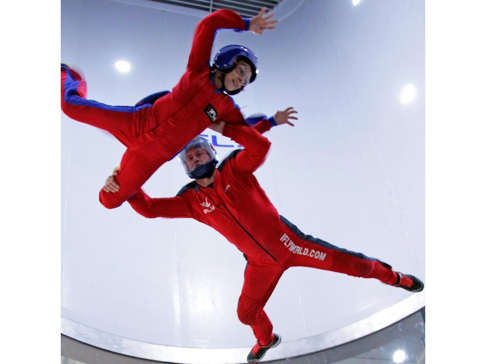Manchester iFLY Indoor Skydiving Experience - 2 Flights & Certificate