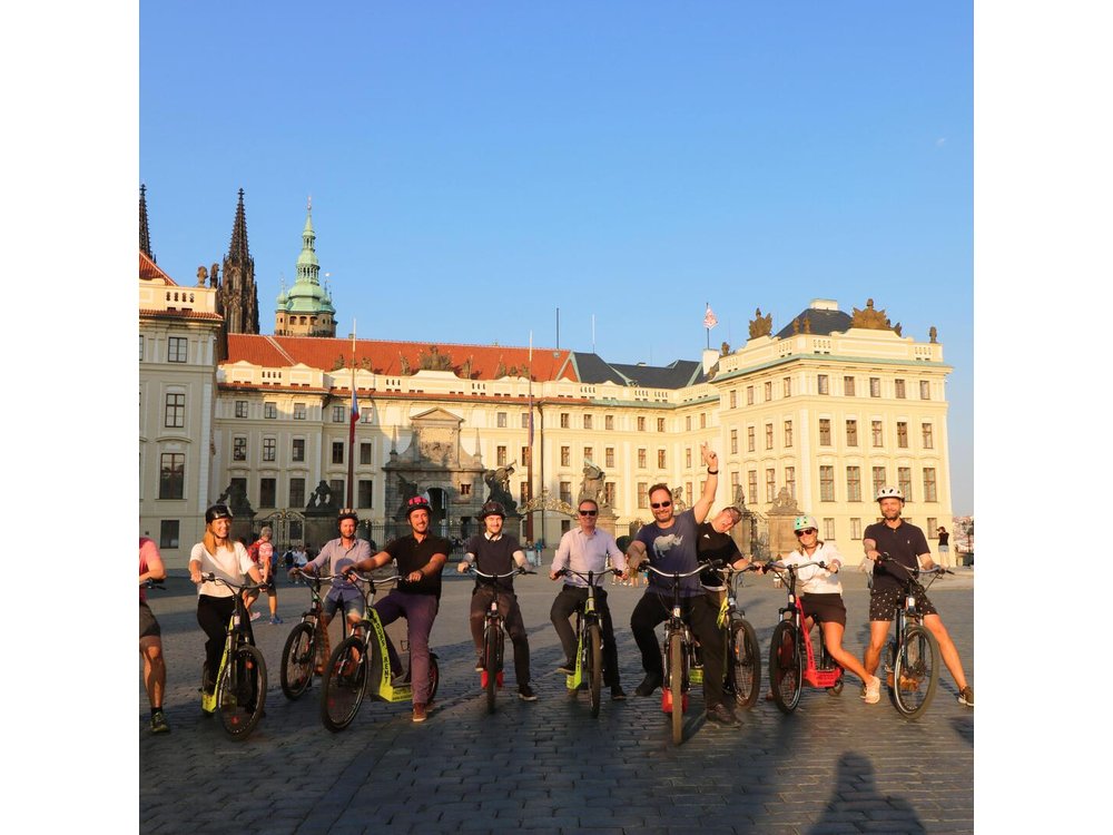 Prague: electric scooter & E-bike guided tour
