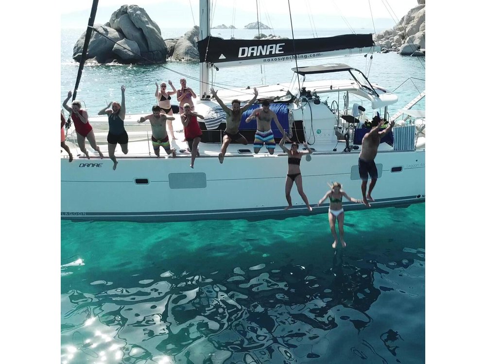 Private Catamaran All-Inclusive Cruise in Naxos