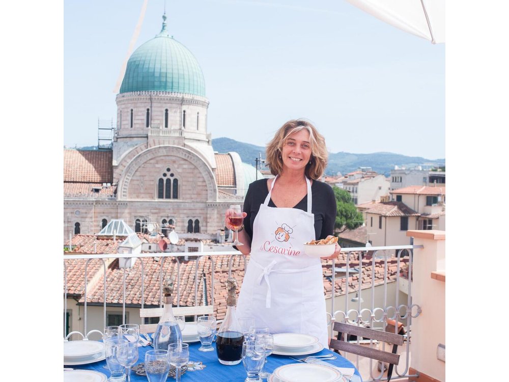 Typical Dining & Cooking Demo at Local's Home in Florence