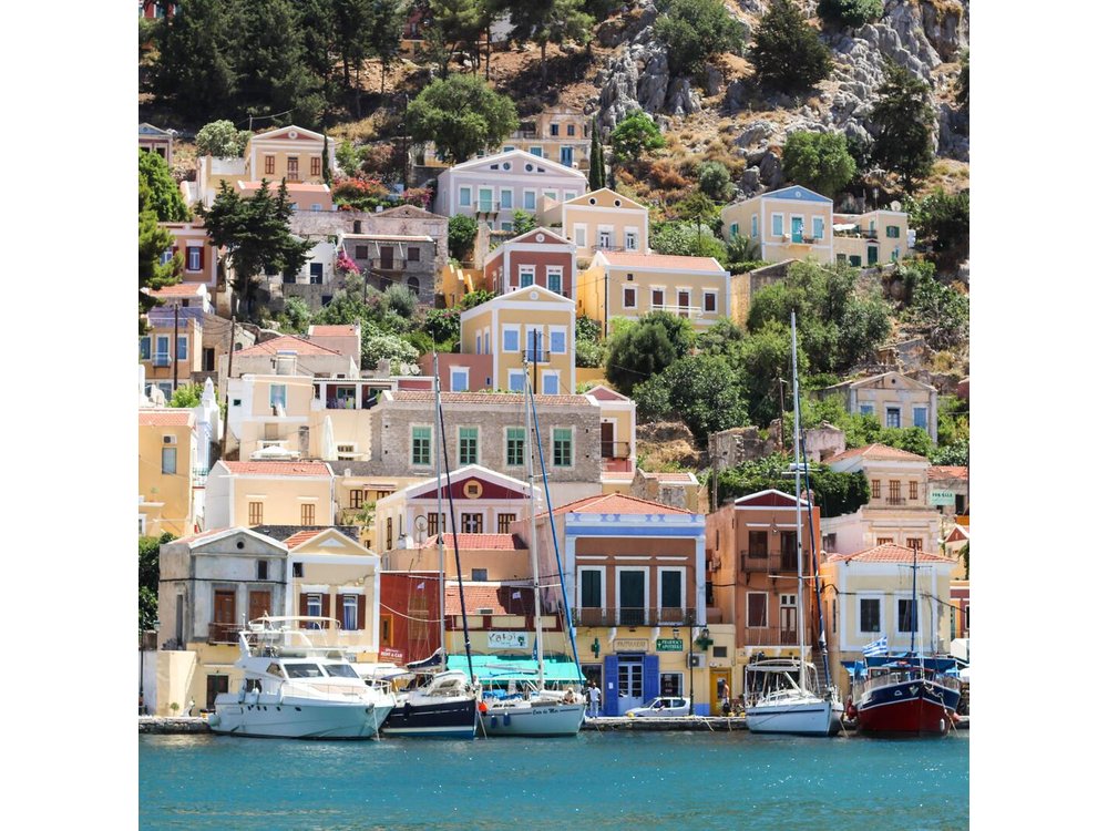 Symi Island from Rhodes with transfers from Ialysos and Ixia