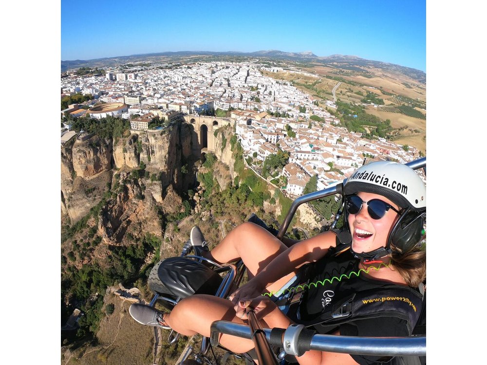 Paramotor flight in Ronda