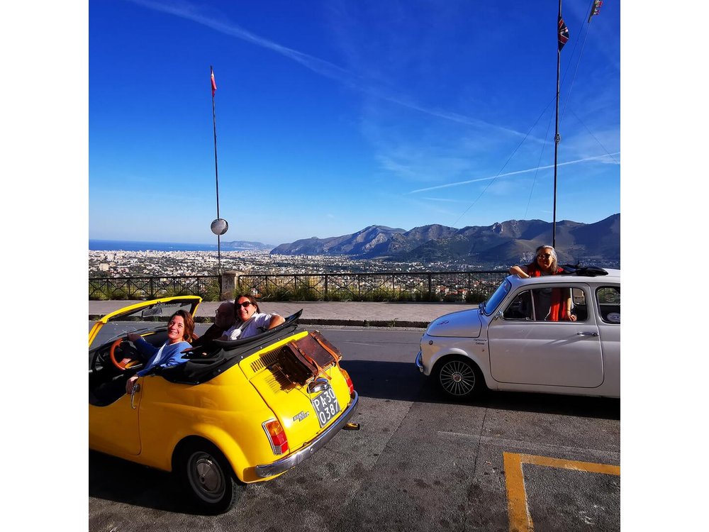 Palermo & Mondello: Vintage Fiat 500 Sightseeing Tour