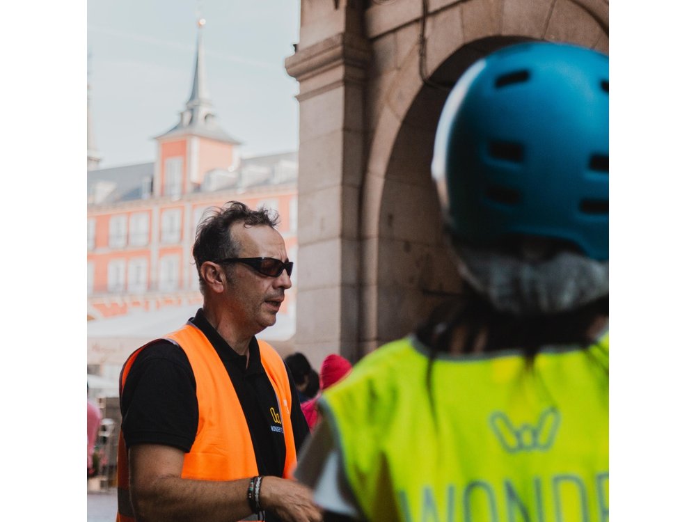Old city and Madrid río by segway