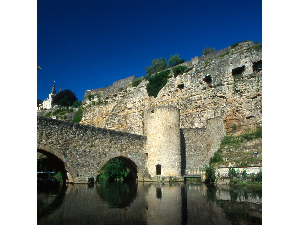 City Train in the old town of Luxembourg
