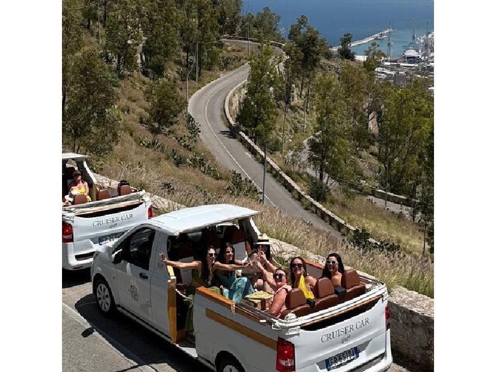 Palermo: Panoramic Mount Pellegrino in CruiserCar