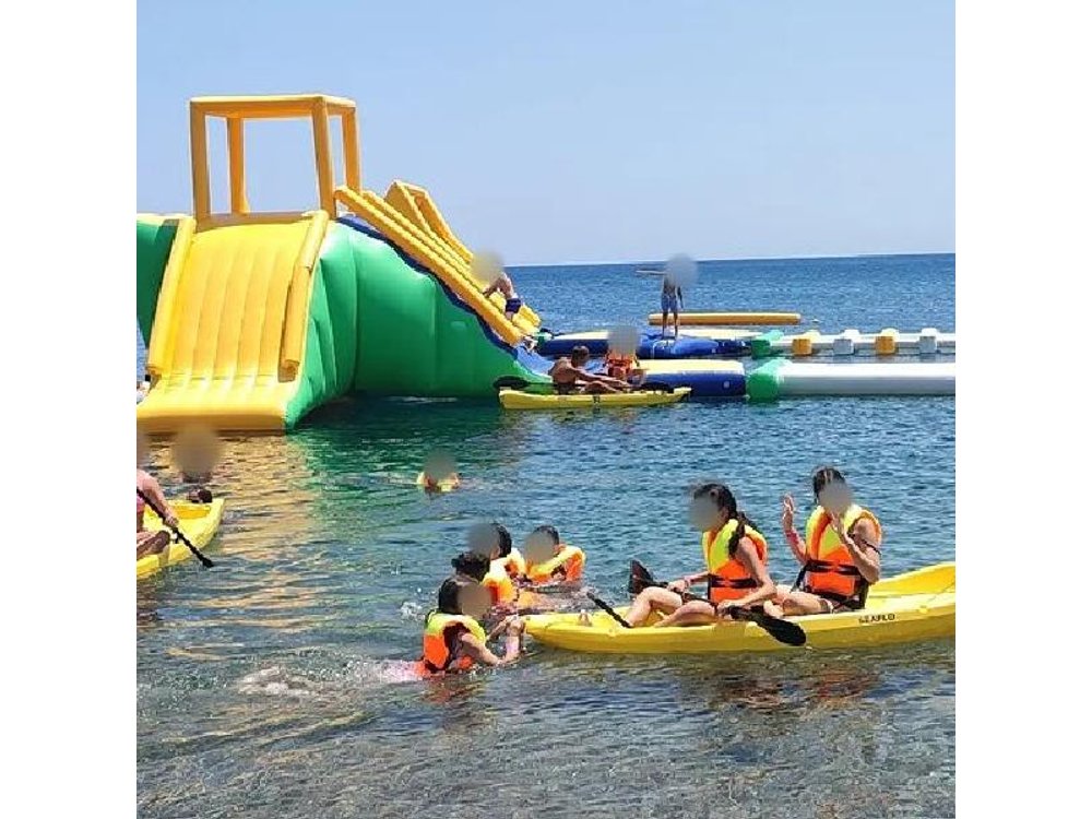 South Rhodes Inflatable Waterpark Ticket Kayak and SUP Rentals