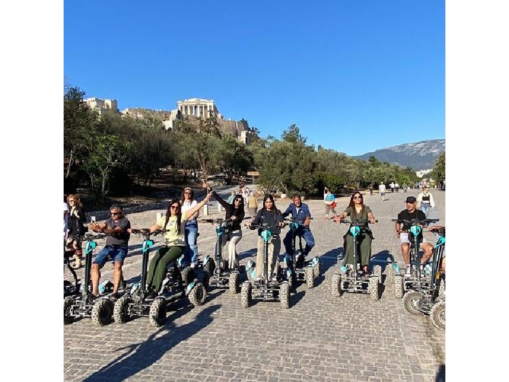Ancient Athens Electric 4W Scooter Tour