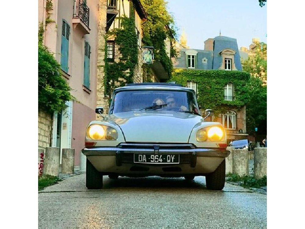 Paris Secrets Tour in a Vintage Open-Top French Car Citroen DS