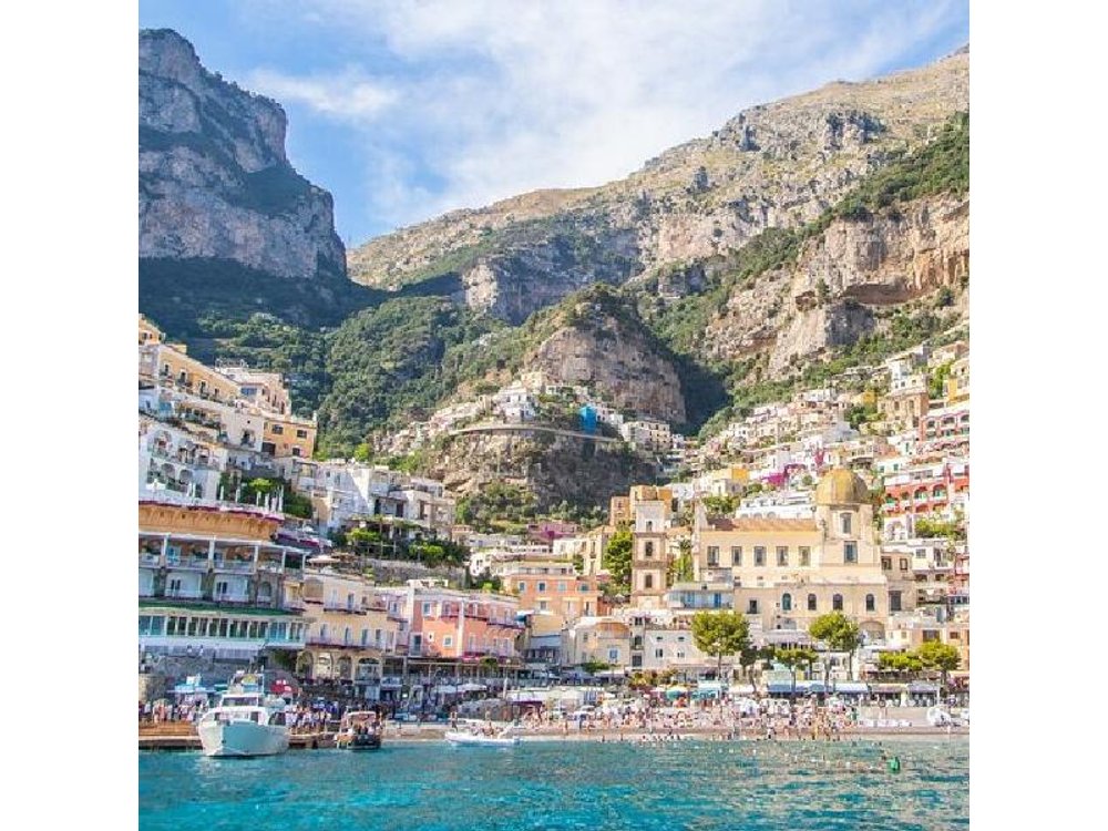 Full-Day Private Positano & Amalfi Boat Tour from Sorrento