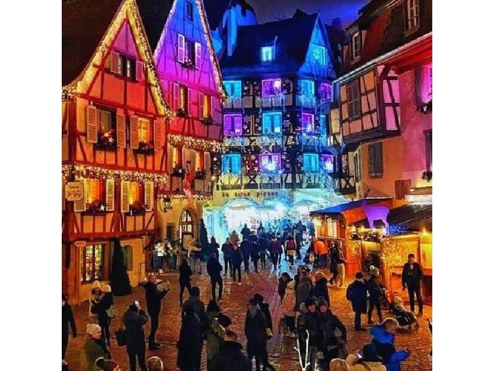 From Basel: Colmar Christmas Market & Wine Tasting Small Group
