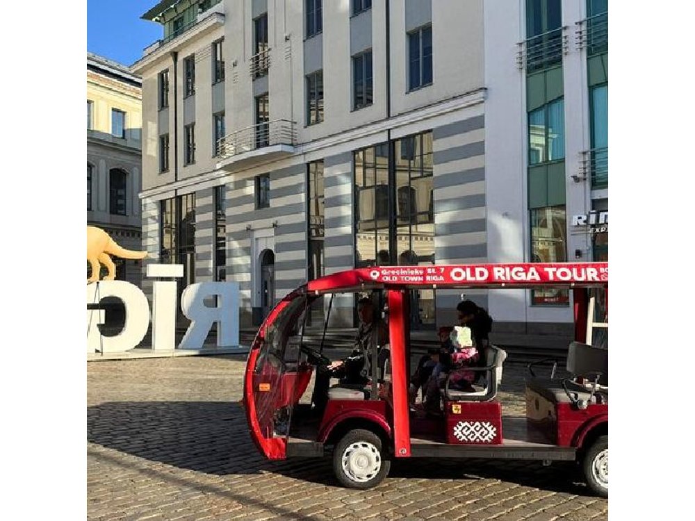 Old Riga E-Bus Tour with Audio Guide, 45 min