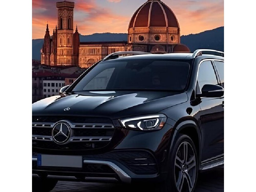 Florence private city car Tour by Mercedes Car with driver