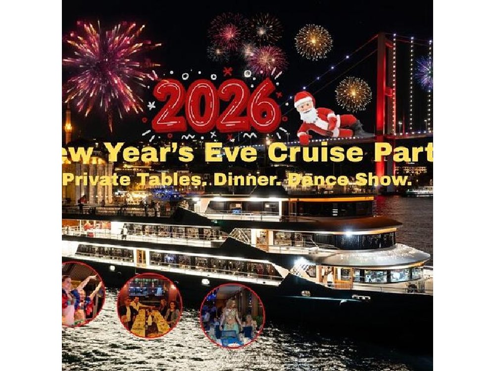 Istanbul Bosphorus New Year's Eve Dinner Cruise Party in Istanbul