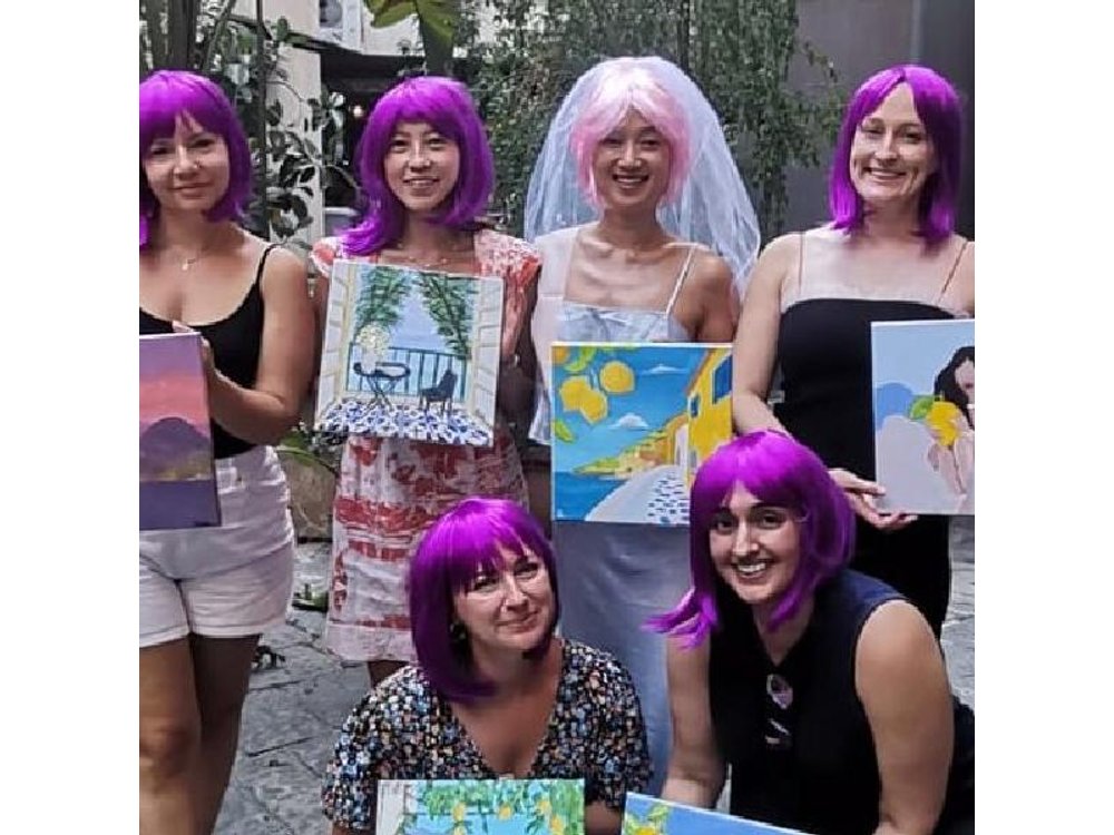 Art worshop with aperitif in Naples