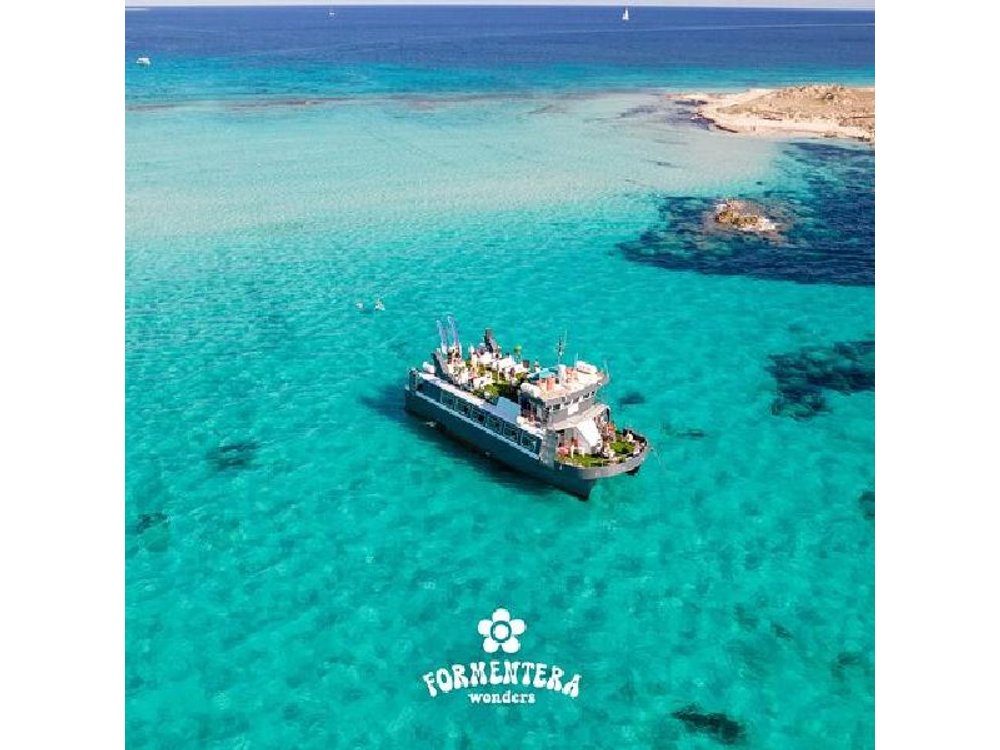 Formentera Boat Trip with Open Bar, Meals & Sunset Options