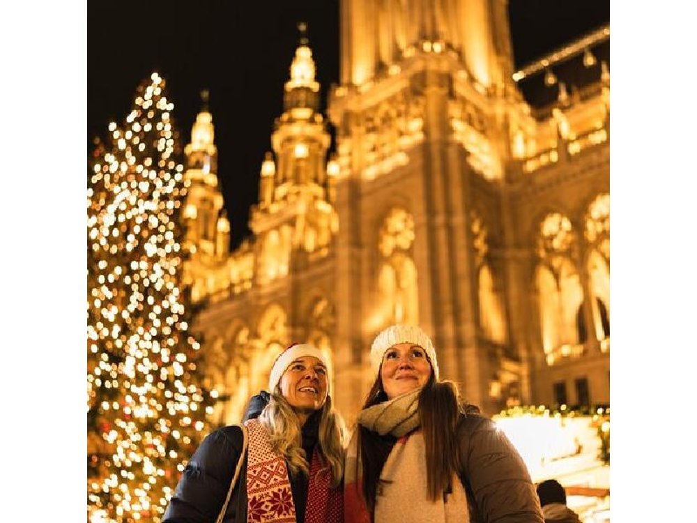 Private Vienna Historic Christmas Walking Tour with Glühwein