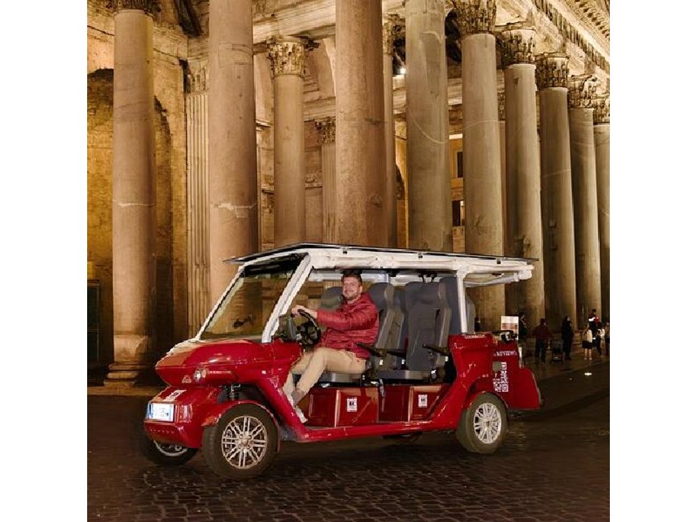 Golf Cart Tour Express Highlights of Rome by Night