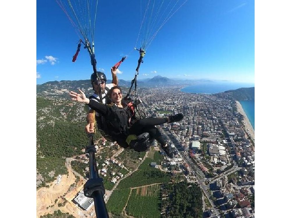 Alanya Tandem Paragliding from 700m with Licensed Pilots