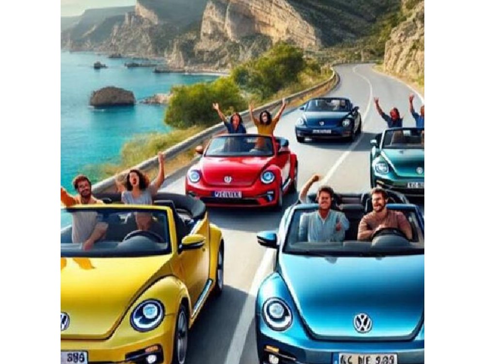 Drive by cabriolet from Marseille cruise port to cassis