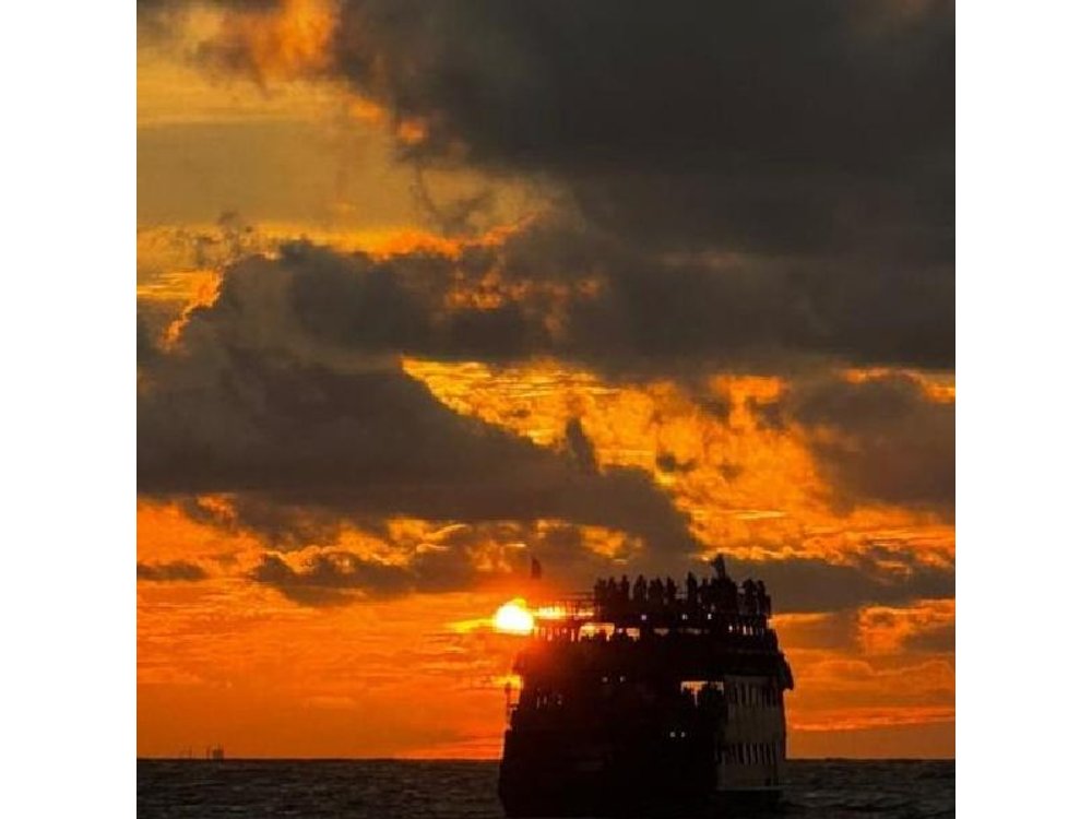 Sunset by Catamaran by Cartagena Bay