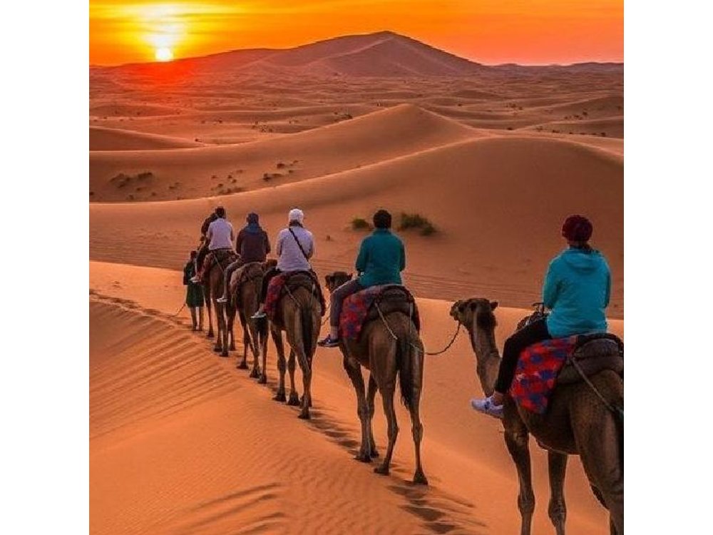 3 - Day Sahara Desert Tour from Marrakech to Merzouga: Camel Trek