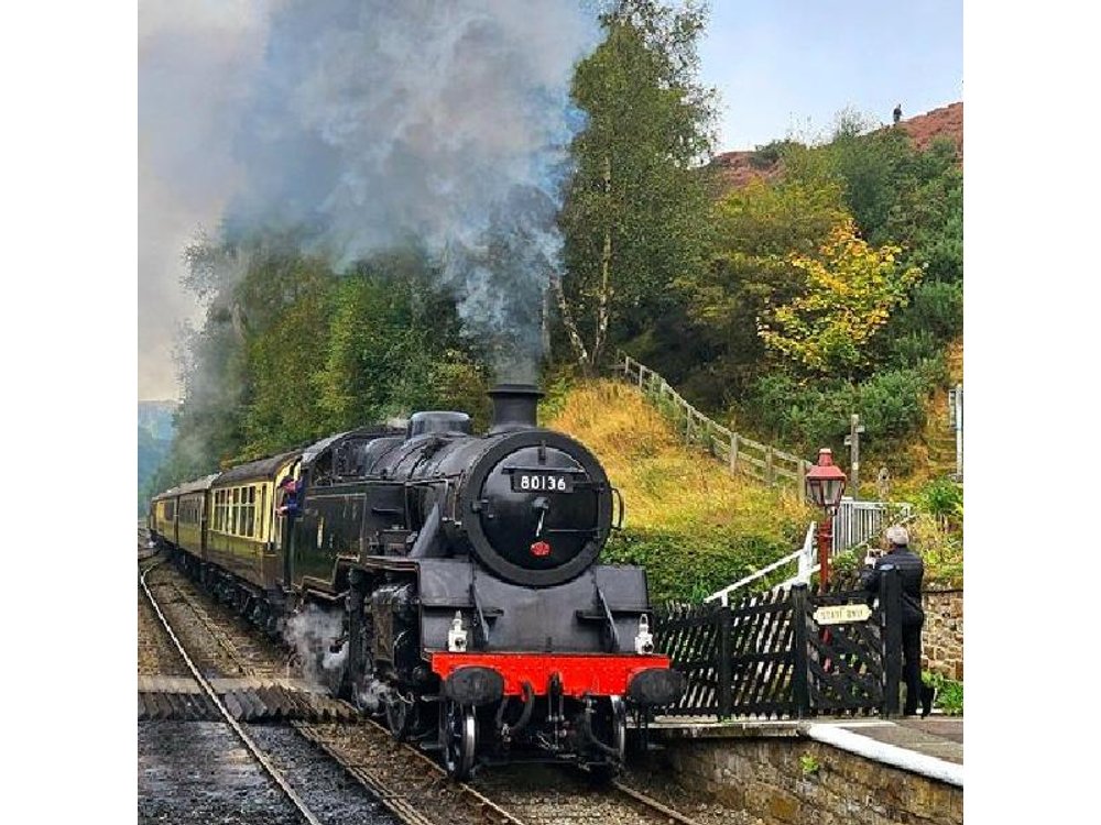 Nth York Moors Steam Train (incl) & Whitby Small Group Day Trip.