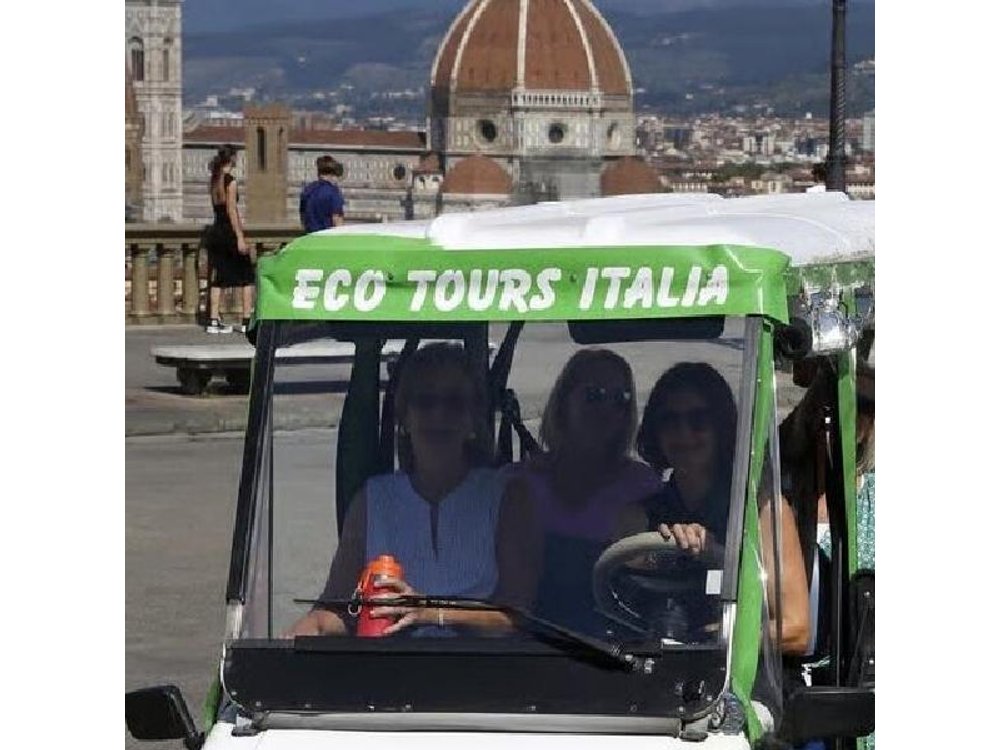 Private Golf Cart Tour of Florence Michelangelo & Panoramic Hills