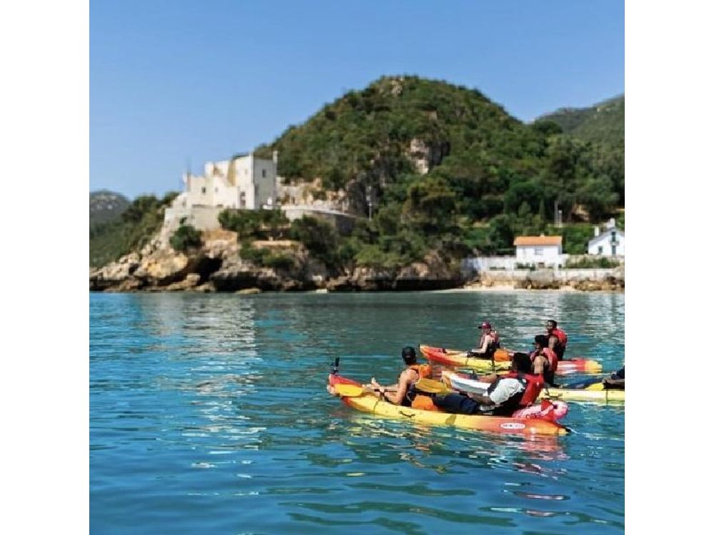 Lisbon : Arrábida Kayak & Wild Beach Snorkeling/Pick-Up Option