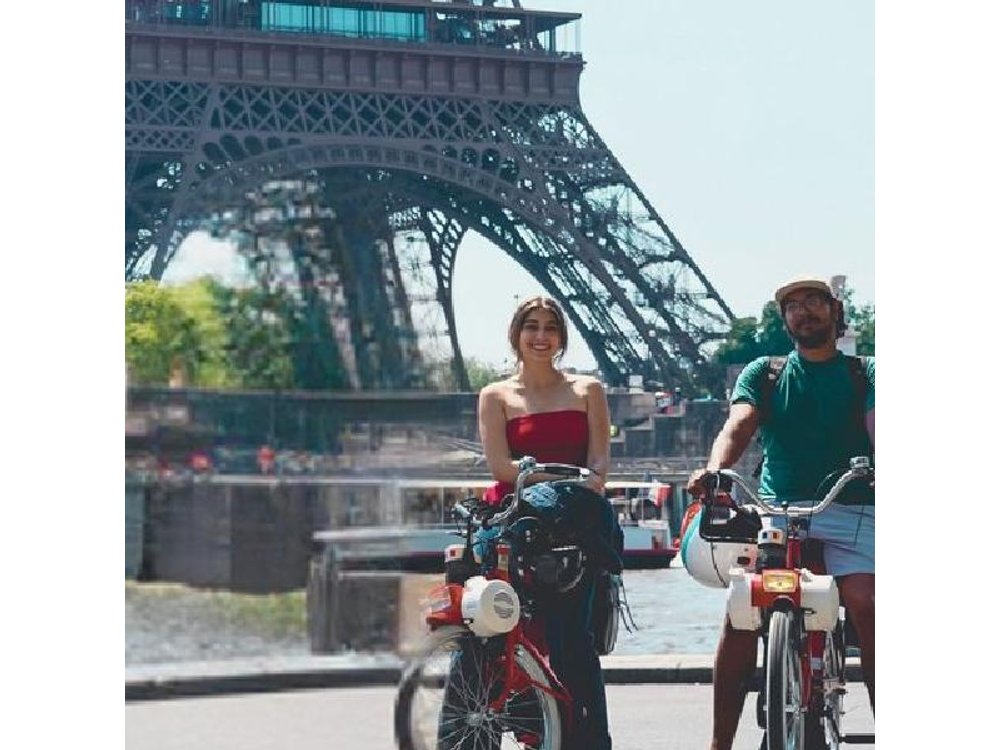 Paris in Vintage Solex - Latin Quarter, St-Germain & Eiffel Tower