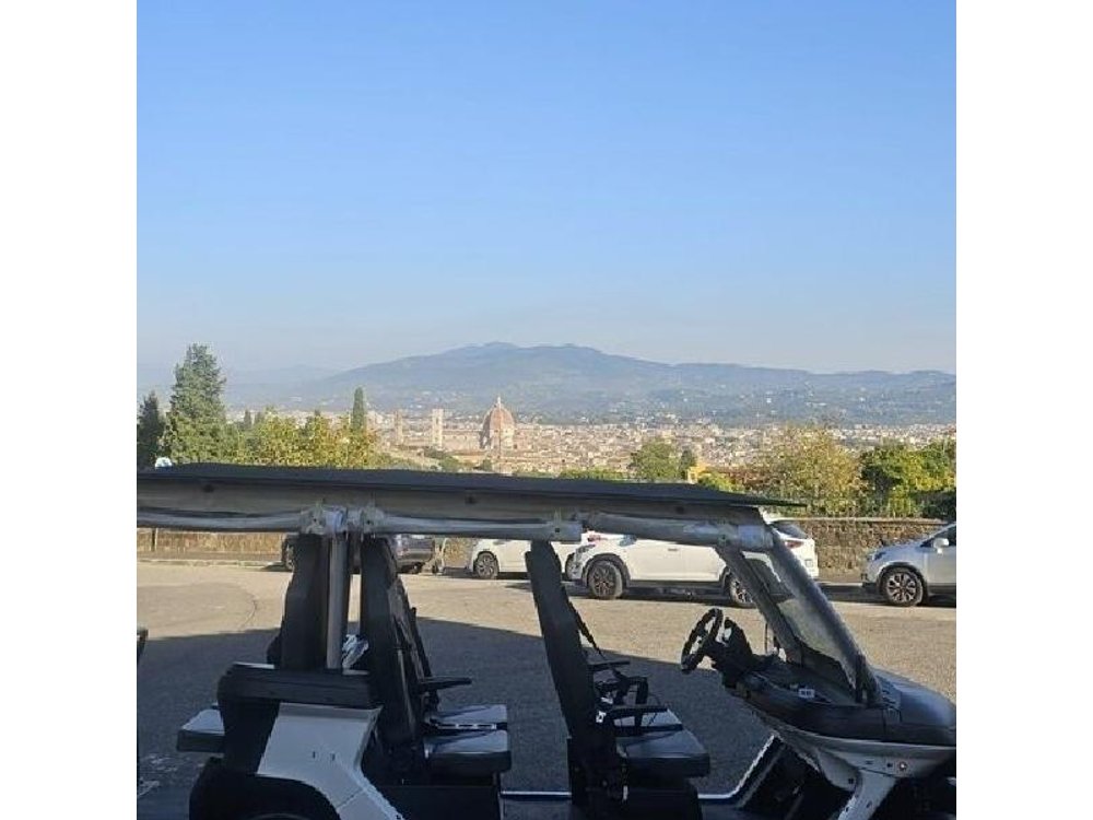 Florence Golf Cart: Michelangelo square & Fiesole's Roman Theatre
