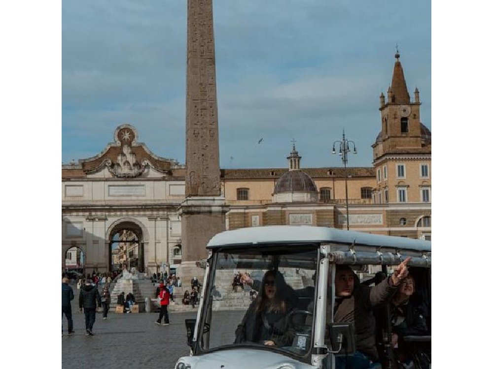 Private Rome Express 1 Hour Golf Cart Ride