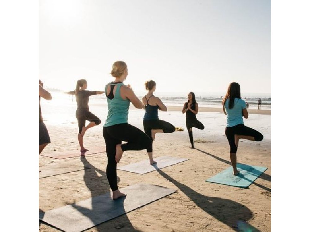 Small Group Beach Yoga in San Diego