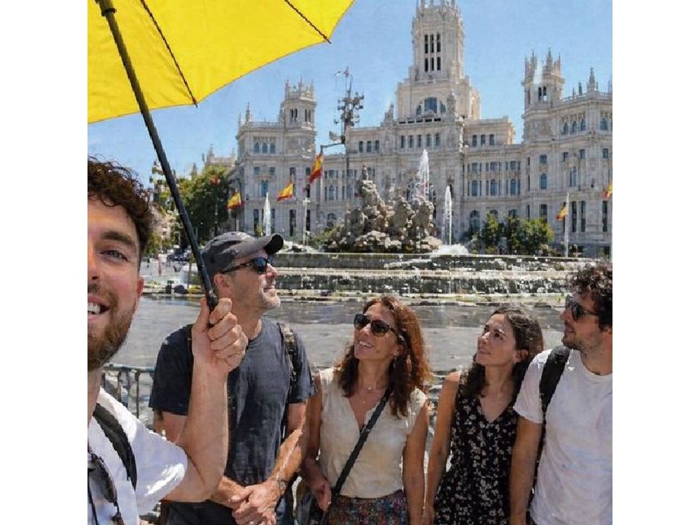 Madrid : Gran Via, Cibeles, Paseo del Prado and Retiro