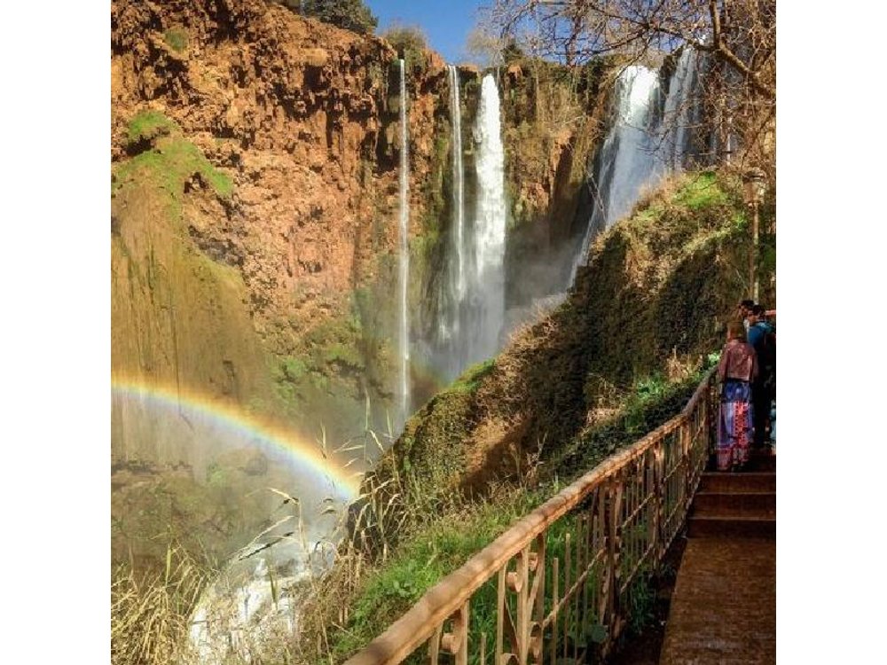 Marrakech: Ouzoud Falls Guided Hike, Boat Ride and Lunch