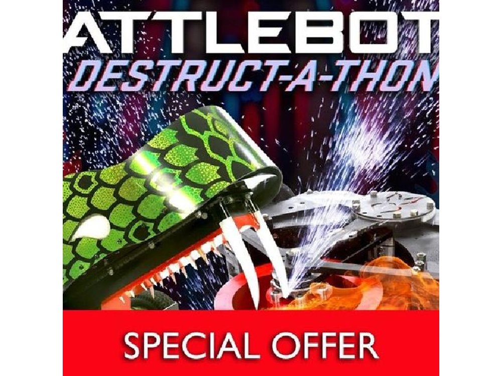 Battle Bots Destruct-A-Thon: Killer Robots Fighting in Las Vegas