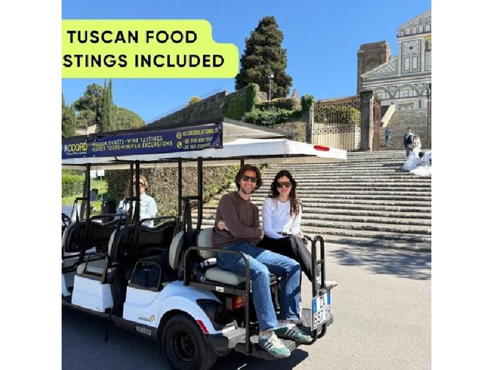 Florence Panoramic Views & Piazzale Michelangelo Tour by Golf Car
