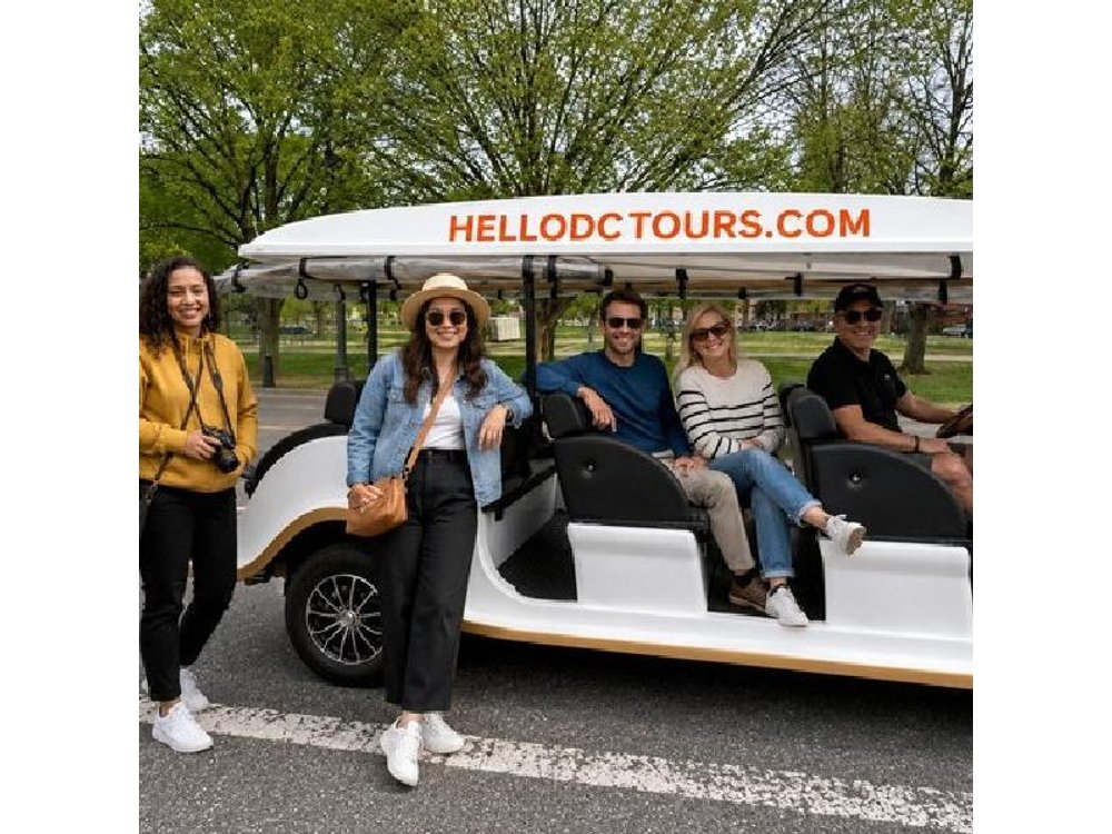 Washington DC: Easy Sightseeing Guided Monuments Tour by E-Cart