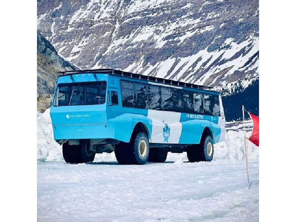 Columbia Icefield and Peyto Lake with Crowfoot Glacier
